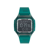 Adidas Green Resin Watch -   -  Adidas.